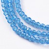 Glass Beads Strands EGLA-E057-02B-09-3