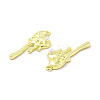 Rack Plating Alloy with ABS Plastic Imitation Pearl Pendants FIND-C018-05LG-2