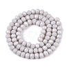 Opaque Solid Color Imitation Jade Glass Beads Strands LS-EGLA-A044-P6mm-D19-2