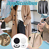 100Pcs 2 Colors 1-Hole Cloth Buttons DIY-NB0014-37-5