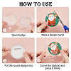 Acrylic Button Pin Badge FIND-WH0111-716-4
