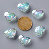 Transparent Acrylic Beads TACR-S152-08B-10-4