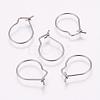 Tarnish Resistant 304 Stainless Steel Hoop Earrings STAS-K148-09-1