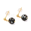 Sterling Silver Dangle Earrings EJEW-K273-21G-1