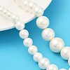 Round Shell Pearl Graduated Beads Strands BSHE-XCP0001-39-1