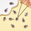 SHEGRACE Brass Micro Pave Cubic Zirconia Pendants XGRQ2O803-446F-P-5