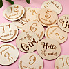 Basswood Milestone Cards WOOD-TA0001-41A-6