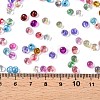 6/0 Baking Paint Transparent Fringe Glass Seed Beads X1-SEED-N006-06-4