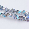 Electroplate Glass Beads Strands EGLA-J145-4mm-FR03-3