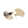 Rack Plating Alloy Enamel Pendants FIND-I038-07B-2
