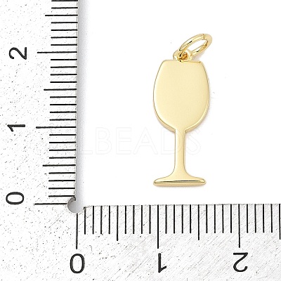 Brass Enamel Pendants KK-U062-02B-04-1
