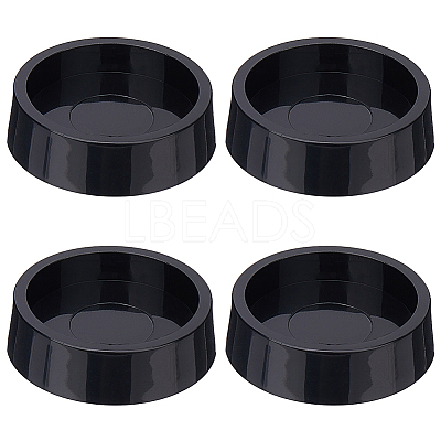4Pcs Plastic Antislip Furniture Wheel Stopper FIND-GF0005-83-1