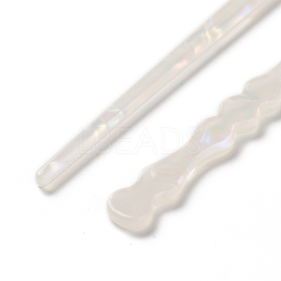 Opaque Acrylic Hair Sticks OHAR-C011-02C-1