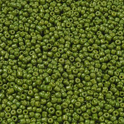 Baking Paint Glass Seed Beads SEED-S001-K9-1