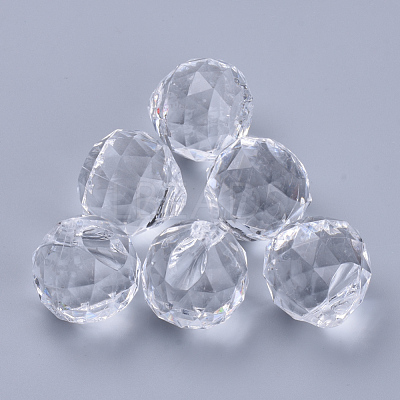 Transparent Acrylic Pendants TACR-Q261-B-V01-1