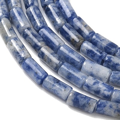 Natural Blue Spot Jasper Beads Strands GG-B091-A25-01-1