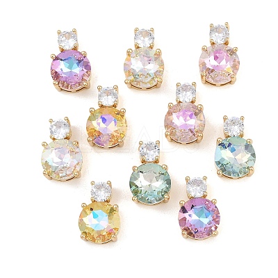 Brass Glass Pendants GL-CBABDD8-14G-1