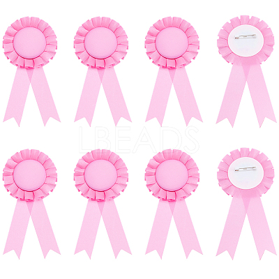 20Pcs Polyester Ribbon Brooches JEWB-CP0001-56A-1
