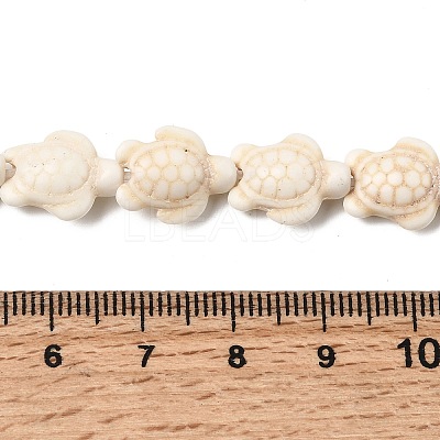 Synthetic Turquoise Beads Strands G-E456-35E-11x14mm-01-1