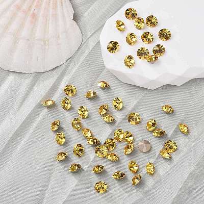 Preciosa&reg MAXIMA Crystal Round Stones Y-PRC-RBSS39-10020-1