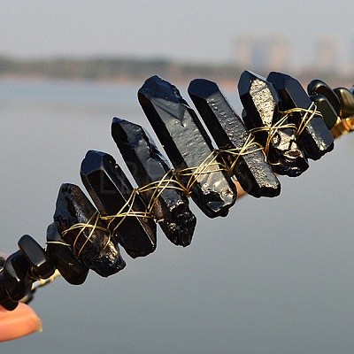 Natural Electroplated Crystal Hair Bands PW-WG6526D-06-1