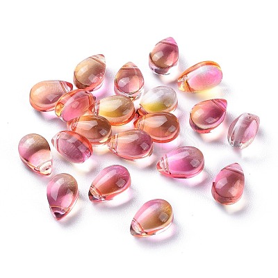 Transparent Glass Beads X-GGLA-M004-05A-10-1