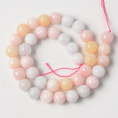 Natural Quartz Beads Strands G-T129-10-10mm-1