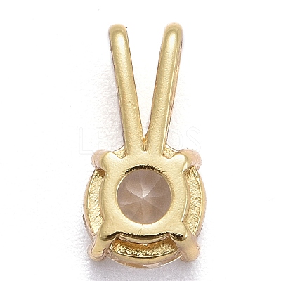 Brass Micro Pave Cubic Zirconia Pendants X-KK-P192-04-G06-1