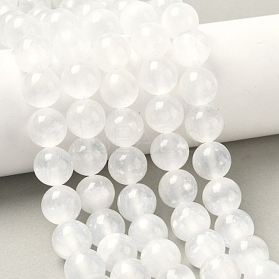 Natural Selenite Beads Strands G-L552H-16D-1