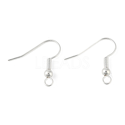 Brass Earring Hooks KK-H258-06A-S-1