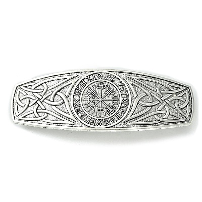 Alloy Hair Barrettes OHAR-C010-05G-AS-1