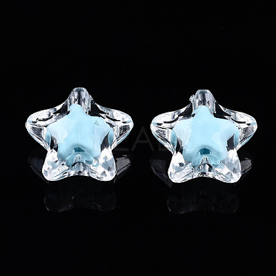 Transparent Acrylic Beads TACR-N011-001C-01-1