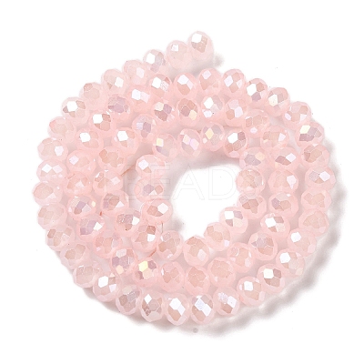Baking Electroplate Glass Beads Strands LS-DGLA-A039-J10mm-B14-1