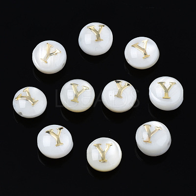 Natural Freshwater Shell Beads SHEL-S278-036Y-1