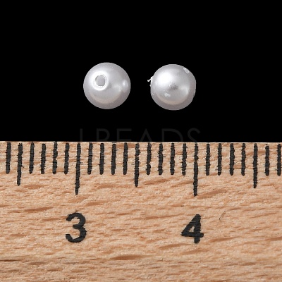 Plastic Imitation Pearl Beads FIND-M059-01C-M-1