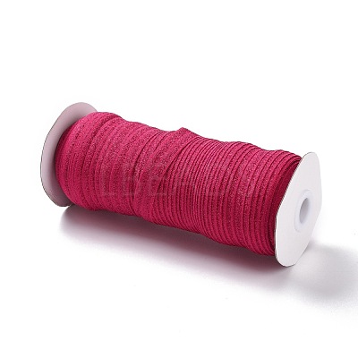Gold and Silver Sparkle Elastic Side Nylon Ribbon NWIR-O010-01K-1