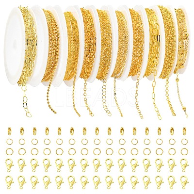 Brass Chains Kits DIY-YW0017-81-1
