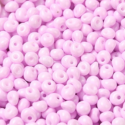 6/0 Opaque Baking Paint Glass Seed Beads SEED-M012-02A-32-1