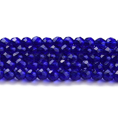 Transparent Glass Beads Strands GLAA-H021-03-09-1