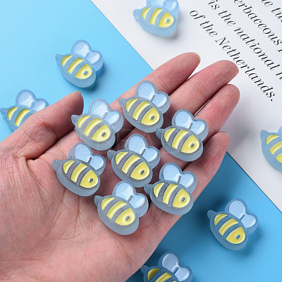 Transparent Acrylic Beads X-MACR-S374-06B-09-1