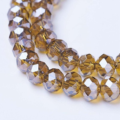 Electroplate Glass Beads Strands LS-EGLA-A034-T6mm-A12-1
