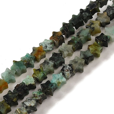 Natural African Turquoise(Jasper) Beads Strands G-G085-B06-01-1