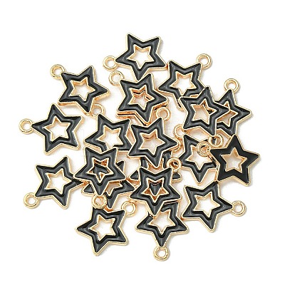 Alloy Enamel Pendants ENAM-YW0003-01B-1
