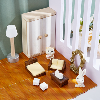 20Pcs Wood Sheet Miniature Ornaments DIY-WH0661-57B-1