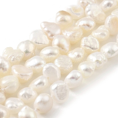 Natural Cultured Freshwater Pearl Beads Strands PEAR-A006-02B-1