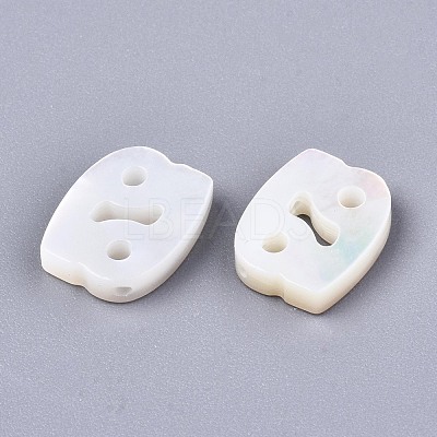 Natural White Shell Beads SSHEL-ZX004-02D-1