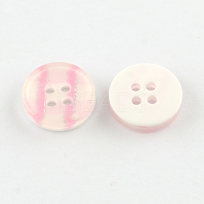 4-Hole Plastic Buttons BUTT-R036-07-1