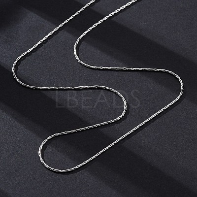 Brass Boston Link Chains Necklaces for Women NJEW-D302-59P-1