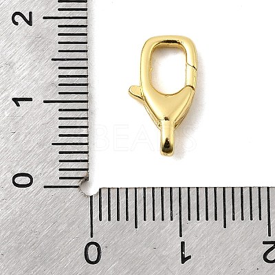 Brass Lobster Claw Clasps KK-I364-03G-1