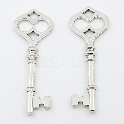 Tibetan Style Alloy Big Pendants TIBEP-14692-AS-FF-1